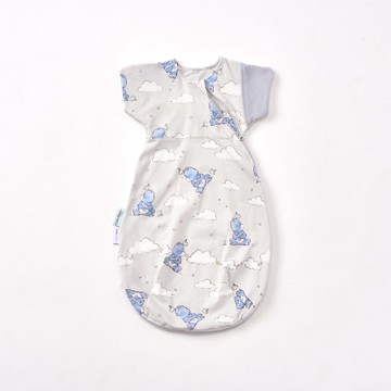 HUGSIE HugsieBABY甜夢系列星夢彩虹熊(適用於0-6個月) 蝶型嬰兒包巾 懶人包巾 新生兒防驚嚇