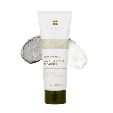 【品牌正品授权】[Cardi B] BRMUD 泥膜 潔面乳 洗面奶 二合一  泡泡洗面奶 110ml foam