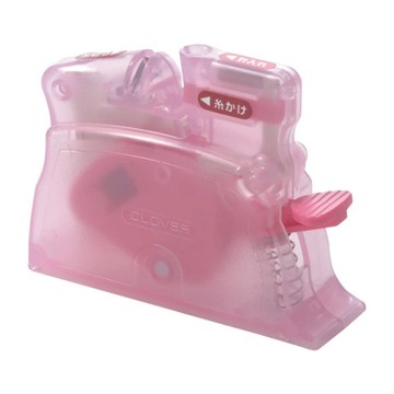 Clover 可樂牌 桌上型穿線器 尺寸8x2.5x6cm  粉紅色  1個