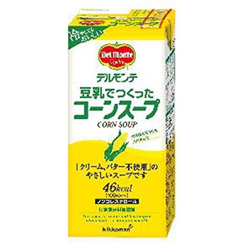 デルモンテ 豆乳でつくったコーンスープ 1L×6本