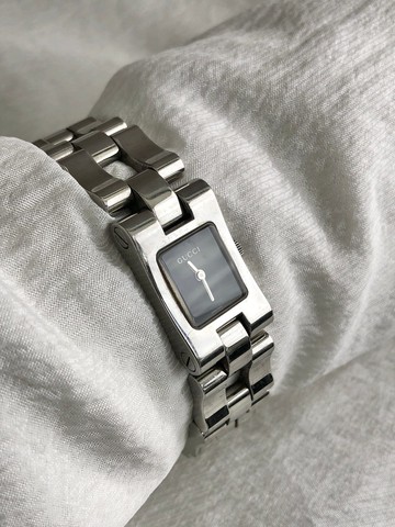 【日本直送 中古名牌包】GUCCI 古馳 手錶 銀色 不鏽鋼 石英 2305L vintage 老品 b3kz6g