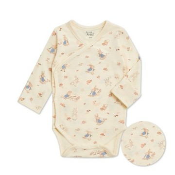 秋天童話開襟包屁衣 (遠紅外線柔暖布)