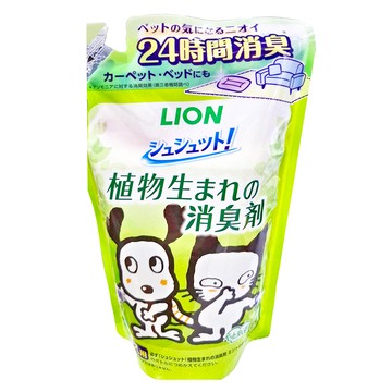 LION 獅王 Shushutto 空間除臭補充包 除臭除菌 植物性消臭除菌成分 薄荷香  320ml  1包