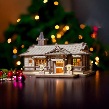 【 DIY 手作】嘉義神社 小夜燈 聖誕限定包裝 臺灣建築 居家擺飾