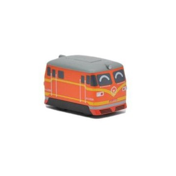 中國鐵路東風4B內燃機車 鐵支路迴力小火車 迴力車 火車玩具 壓克力盒裝 QV049 TR台灣鐵道