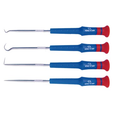 KING TONY 金統立 專業級工具 4件式 油封拉拔起子組 KT30914AY 黃黑  1組