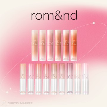 【rom&nd】Romand 水波唇膏 果凍唇膏(護唇膏 潤唇膏 口紅 光澤 唇釉 亮面)