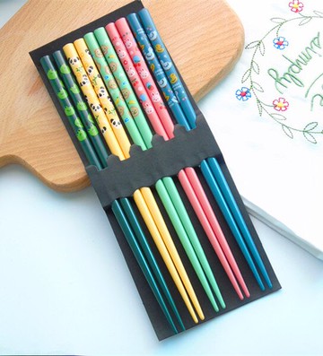 北歐風出口日式卡通竹筷 高檔精品可愛動物水果系列 竹子環保筷子