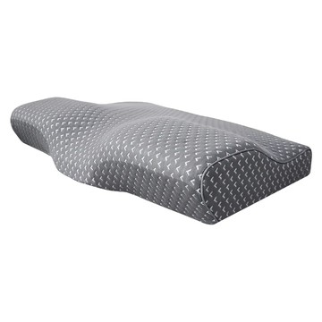 J-bedtime 床寢時光 3D釋壓止鼾透氣蝶型枕頭  60 x 35cm  文青灰  1個