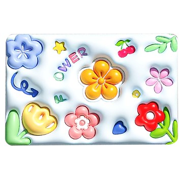 水晶絨仿3D地墊  繁花星辰  59.5 x 39cm  5個