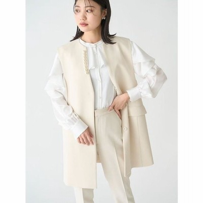 CELFORD（セルフォード）の「パールネックロングベスト（ベスト