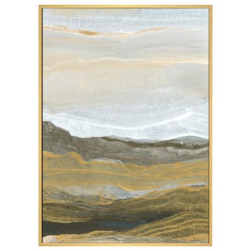Boluo 菠蘿選畫所 栗色山岳 II 40 x 30cm APAA3415D 抽象山岳藝術掛畫  木色