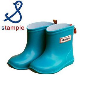 stample 日本製 兒童雨鞋-天藍色