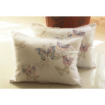 外貿原單印花+繡花抱枕小靠墊含芯可拆洗HOME品牌出口特價處理