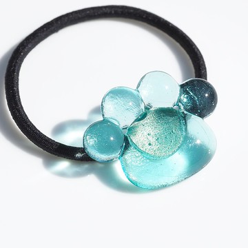 Dog, Cat, Paw Glass (Nikukyu [藍]) 髮帶 [可換成小馬掛鉤] [定制]