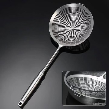 甄選好物🐑食品級304不銹鋼 鋼柄 網勺 漏勺 漏杓 漏匙 撈麵 瀝水 瀝勺 炸篩 水餃撈 撈勺 油炸勺304不銹鋼大號
