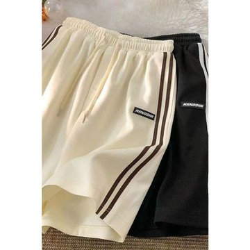 新款運動休閒短褲子女夏季港風情侶多巴胺五分褲百搭外穿ins潮流