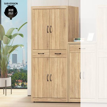 【顛覆設計】聖艾諾3x6尺原切橡色鞋櫃