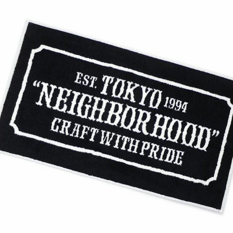 期間限定送料無料】 NEIGHBORHOOD LOGO BAR MAT ネイバーフッド ロゴ ...