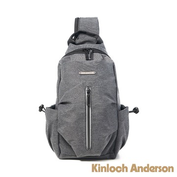 【Kinloch Anderson】Force極簡造型機能單肩包 黑色