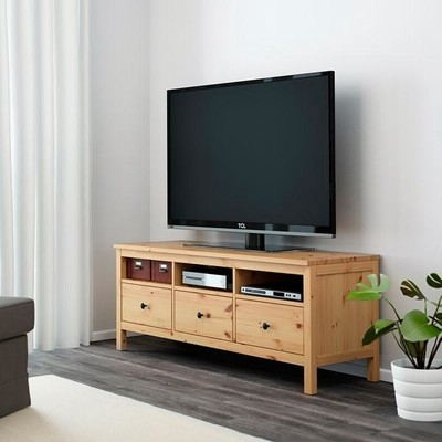IKEA HEMNES テレビ台　ブラックブラウン HEMNES ヘムネス テレビ台, ブラックブラウン, ライトブラウン
