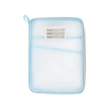 英文標籤文件網紗收納袋 適用 文件袋 資料袋 文件收納袋 資料分類袋
