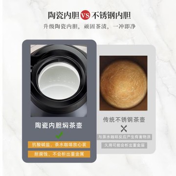 陶瓷內膽燜茶壺保溫壺家用72小時長效悶泡水壺大容量2L熱水瓶溫度