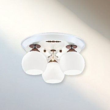 台灣製白玉玻璃吸頂燈 F37-21-92483