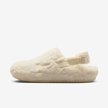 Nike 耐吉 W Calm Mule SE [FZ3118-101] 女 穆勒鞋 涼鞋 懶人鞋 休閒鞋 絨毛 米白