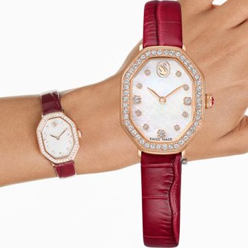 SWAROVSKI 施華洛世奇 Dextera Octagon 永恆優雅璀璨腕錶-32x23mm 5730373