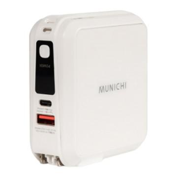 MUNICHI 沐尼黑 能量Q寶行動電源 10000mAh Type-C/USB  MR.100  雲朵白