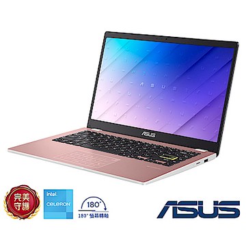ASUS E410KA 14吋筆電 (N4500/4GB/128G_eMMC/玫瑰金/Win11 Home(S)/Vivobook Go 14)