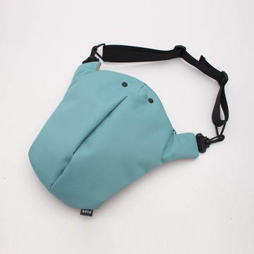 seto / creature bag / XLarge / O-sagari / 水藍米白