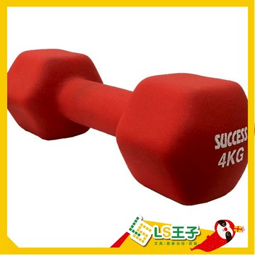 成功 4KG 防滑塑身啞鈴 肌力訓練 重力訓練 重訓 塑身 健身啞鈴 狗骨頭 成功啞鈴