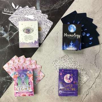光的運作 超級吸引力 宇宙力量 月相說 神諭卡英文桌游卡牌送袋子