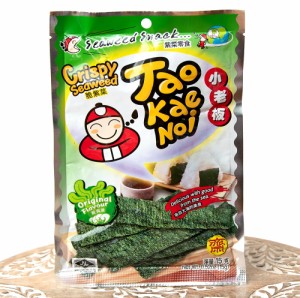 タイののりスナック Tao Kae Noi 小老板 タオケーノーイ オリジナル味   お菓子 おつまみ ビール (タオケーノーイ) アジアン食品 エスニ