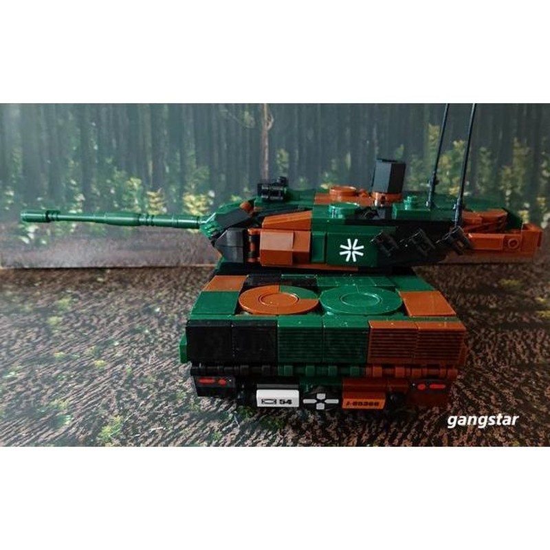 レゴ LEGO ブロック 互換 車 戦車 ドイツ レオパルド２A４/５ 主力戦車