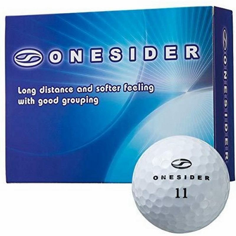 つるやゴルフ Onesider ワンサイダー ボール 1dz 12球入り ホワイト 非公認球 通販 Lineポイント最大0 5 Get Lineショッピング