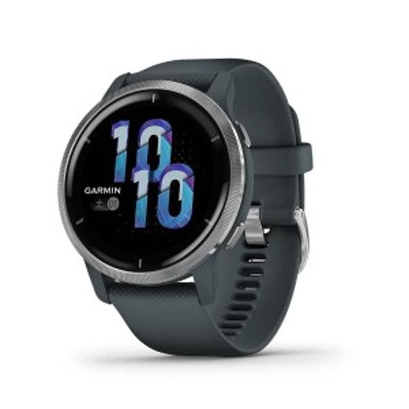 中古品)GARMIN(ガーミン) スマートウォッチ GPS Venu 2 Granite Blue/Silver日本正規品 010-02430-60  | LINEブランドカタログ