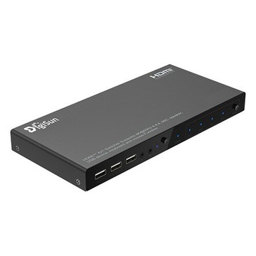 DigiSun 4K 4埠 HDMI 2.0 KVM 電腦控制切換器 KV804