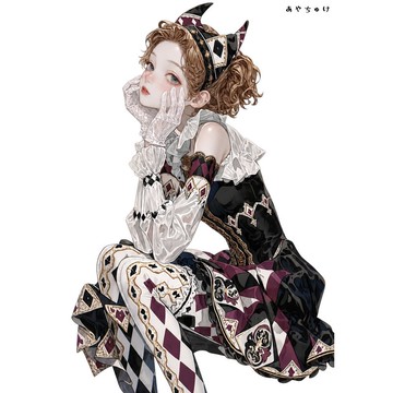 【6 月新品】07-133-0152 人物貼紙 馬戲團風格