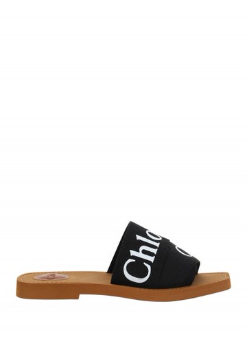 Chloe' - Woody Sandal - Womens - Black