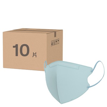 JIUJIU 親親 涼感系列 醫用3D立體口罩 成人款  晨曦靛藍  10入  1組