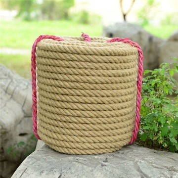 【可開發票】新品優惠*粗麻繩繩子手工編織復古捆綁麻繩diy裝飾品吊燈麻繩照片墻拔河繩