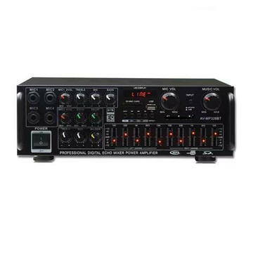 12V110V 110V 大功率藍牙功放機家用音響k歌專業功放AV-326BT「限時特惠」