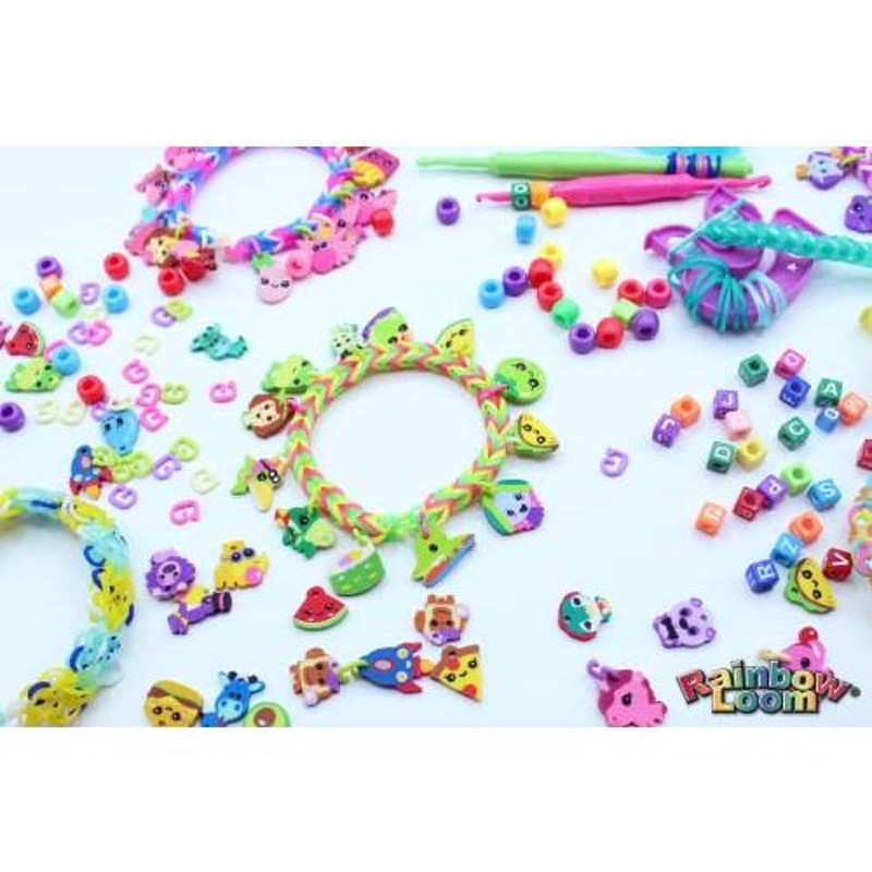 Rainbow Loom? Loomi-Pals? メガセット、60個のかわいいLP チャーム