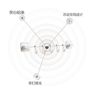 [精選]掛鉤強力粘膠廚房衛浴牆壁置物衣帽粘鉤無痕門後多功能免打孔掛架