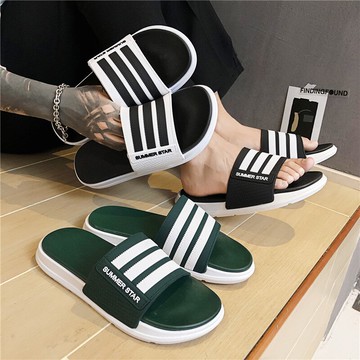 拖鞋男夏季時尚外穿韓版個性室外潮流2020新款涼拖男士沙灘一字拖