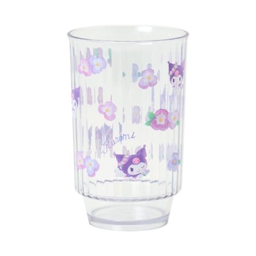 asdfkitty*日本製 庫洛米 水彩風鮮花 水杯 茶杯 漱口杯 筆筒-正版