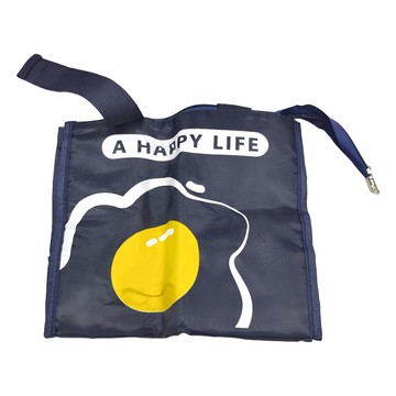 超萌Q便當袋 保溫保鮮鋁箔內襯  62g  10個  藏青色